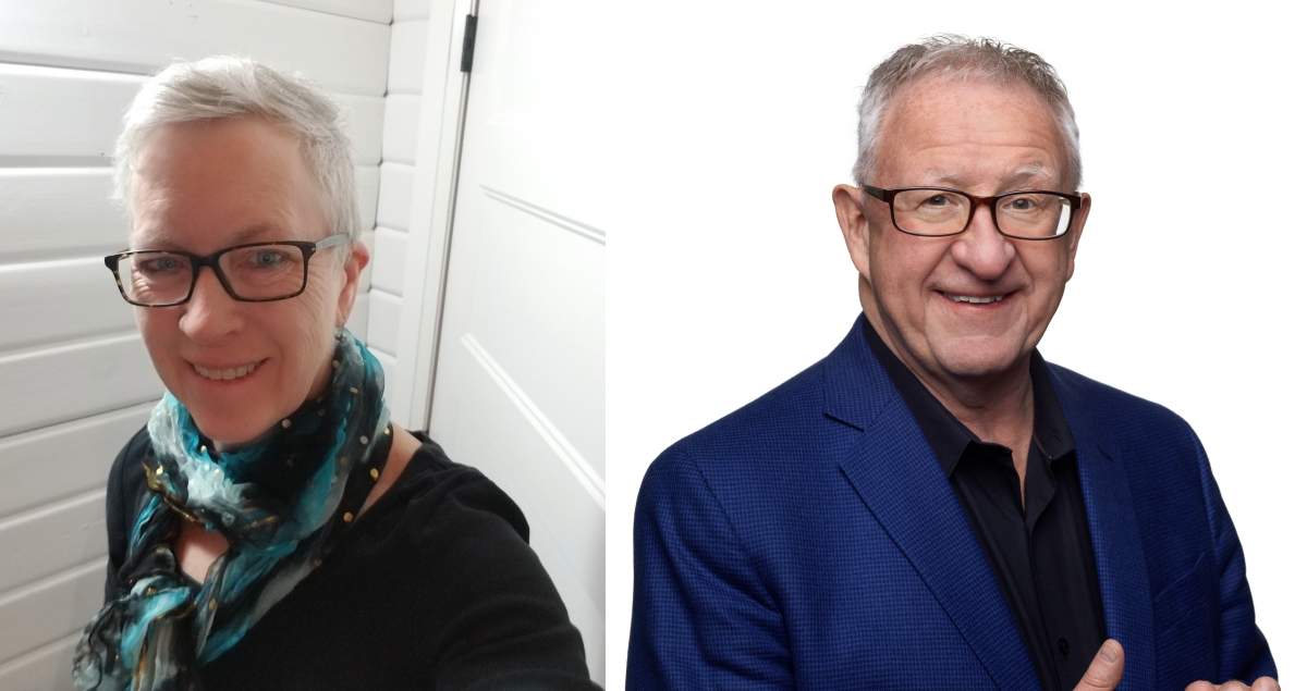 Karen Spencer (left) and Kim McConnell (right) co-wrote the report which focuses the future of Alberta’s agri-food industry, the obstacles to overcome and a strategic action plan to pave the path for success.