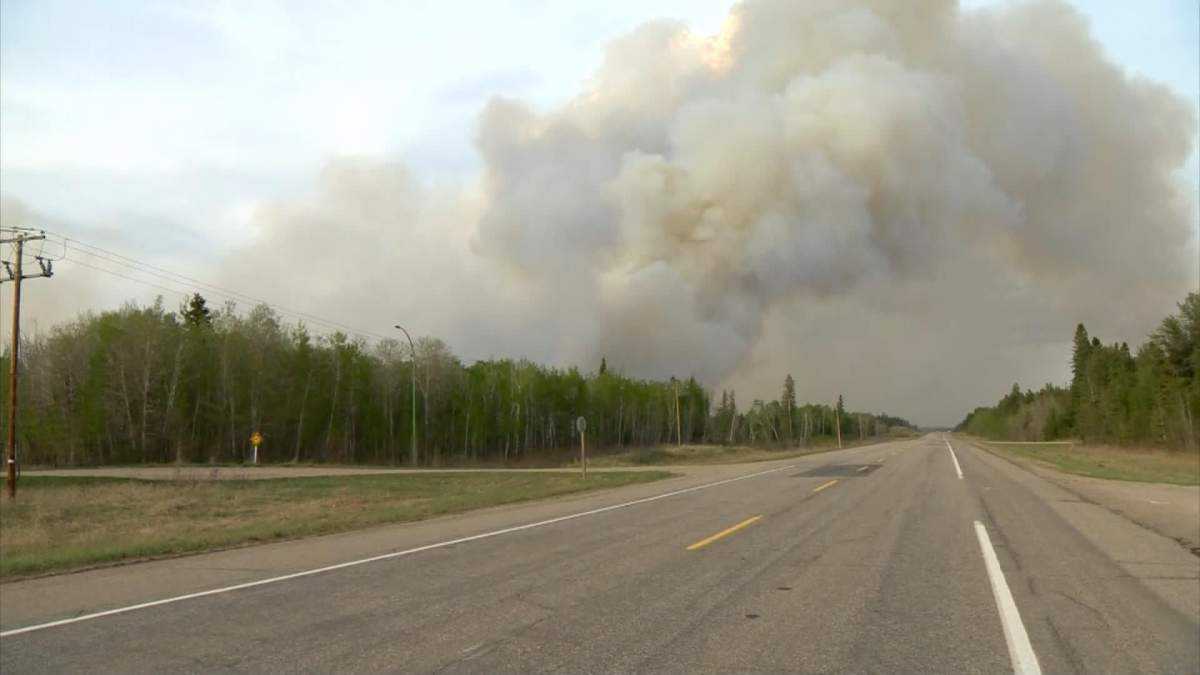 Wildfire in Saskatchewan
