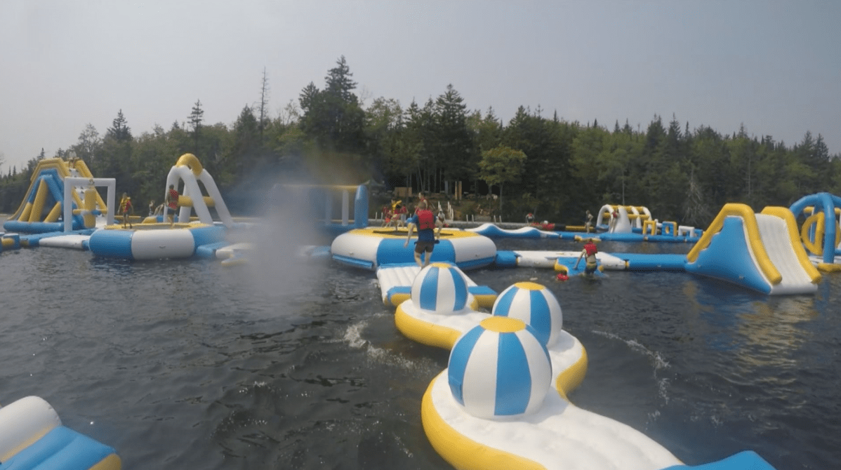 Another one of the obstacles featured at Splashifax.