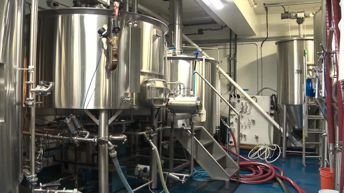 Sea Change Brewery in Edmonton. July 22, 2021.
