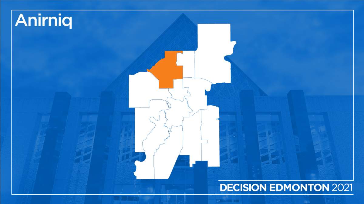 The municipal riding of Anirniq in Edmonton.