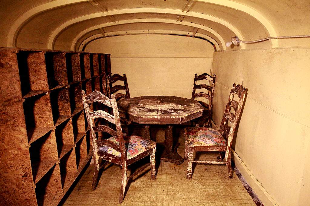 Living area in Ark Two, Bruce Beach’s fallout shelter in Horning’s Mills on July 9, 2015.