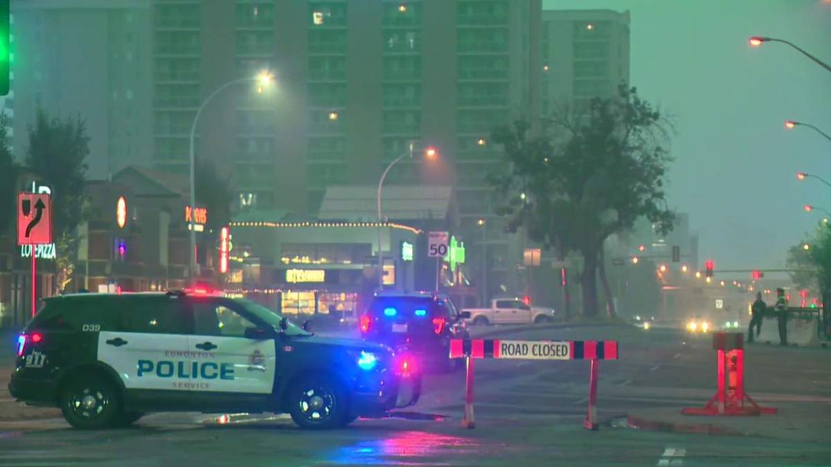 A shot of the crash scene on Sunday, July 18.