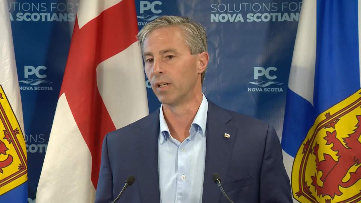PC Leader Tim Houston talks about his party’s approach to mental health supports on Monday July 26, 2021.
