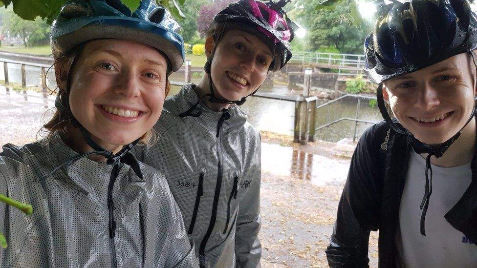Isobel Jobson, left, is shown with siblings Rachel and Andrew.