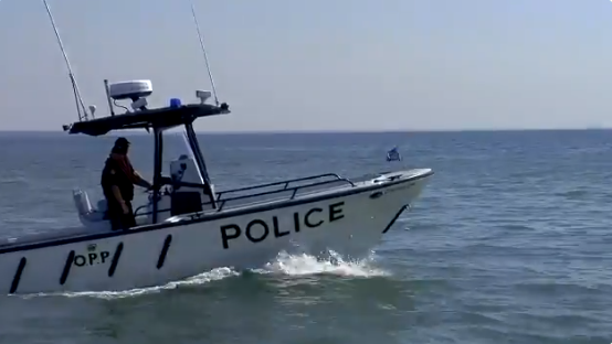 Officials say the crash was reported just after 9:30 p.m. Saturday, May 18. File photo of OPP vessel.