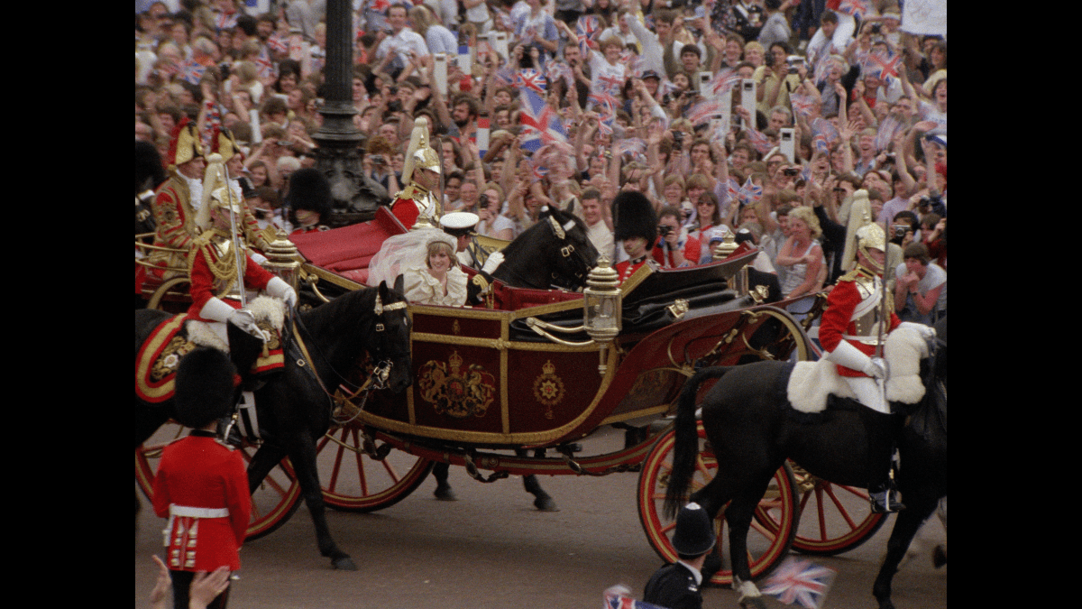 Princess Diana and Prince Charles' wedding