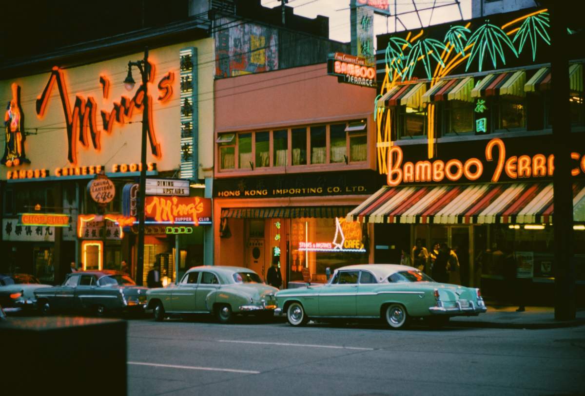 Chinatown in Vancouver, British Columbia, Canada, circa 1960. (Photo by Archive Photos/Getty Images)