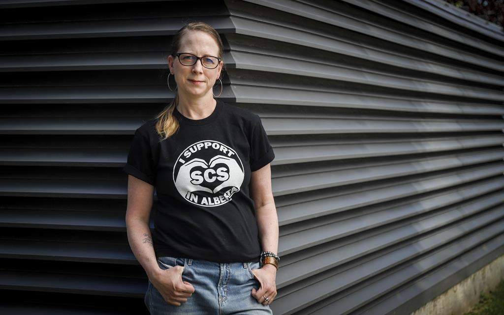 Rebecca Haines-Saah, an assistant professor of community health sciences at the University of Calgary, poses for a photo on Thursday, Aug. 12, 2021.
