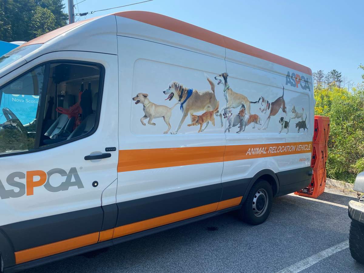 The SPCA was able to get a transport vehicle through a grant from PetValu.