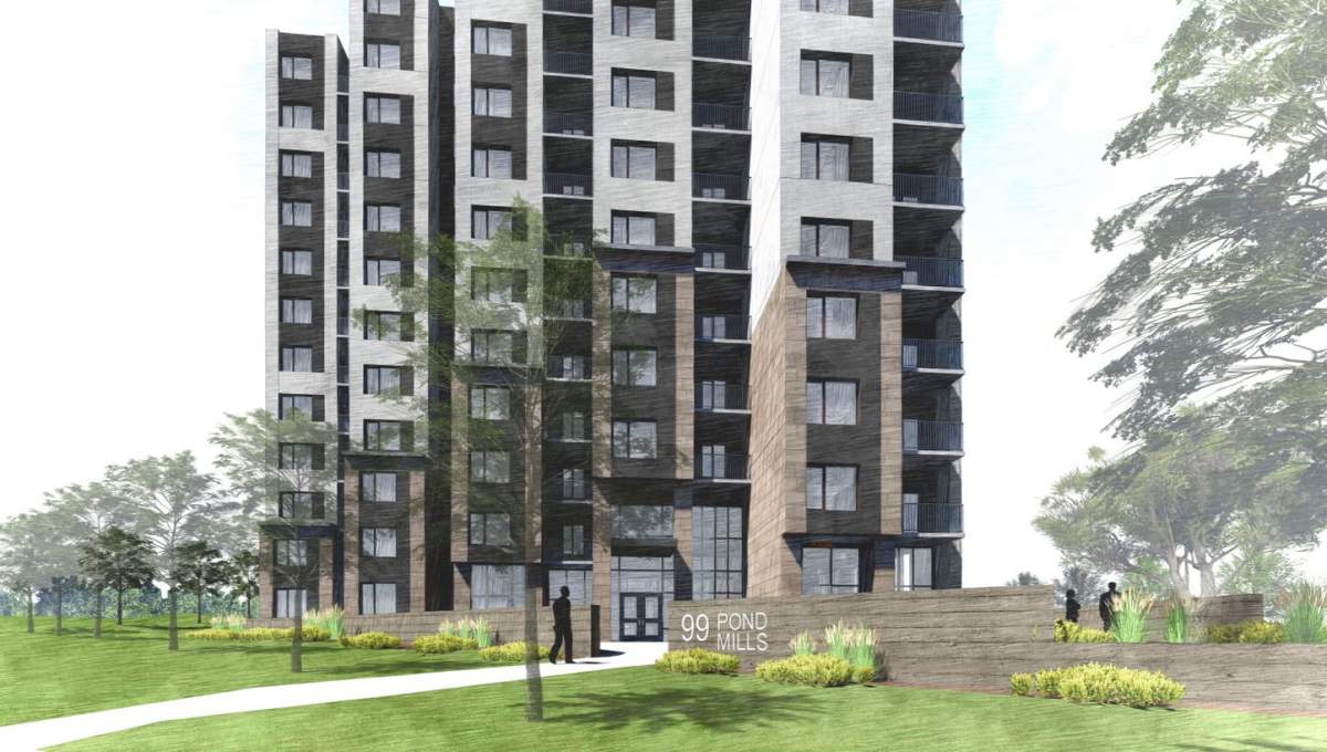 Renderings of the design by Nicholson Sheffield Architects Inc.