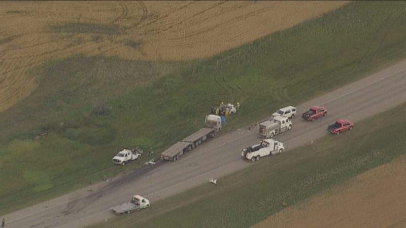 Morinville RCMP respond to a fatal crash on Highway 2.