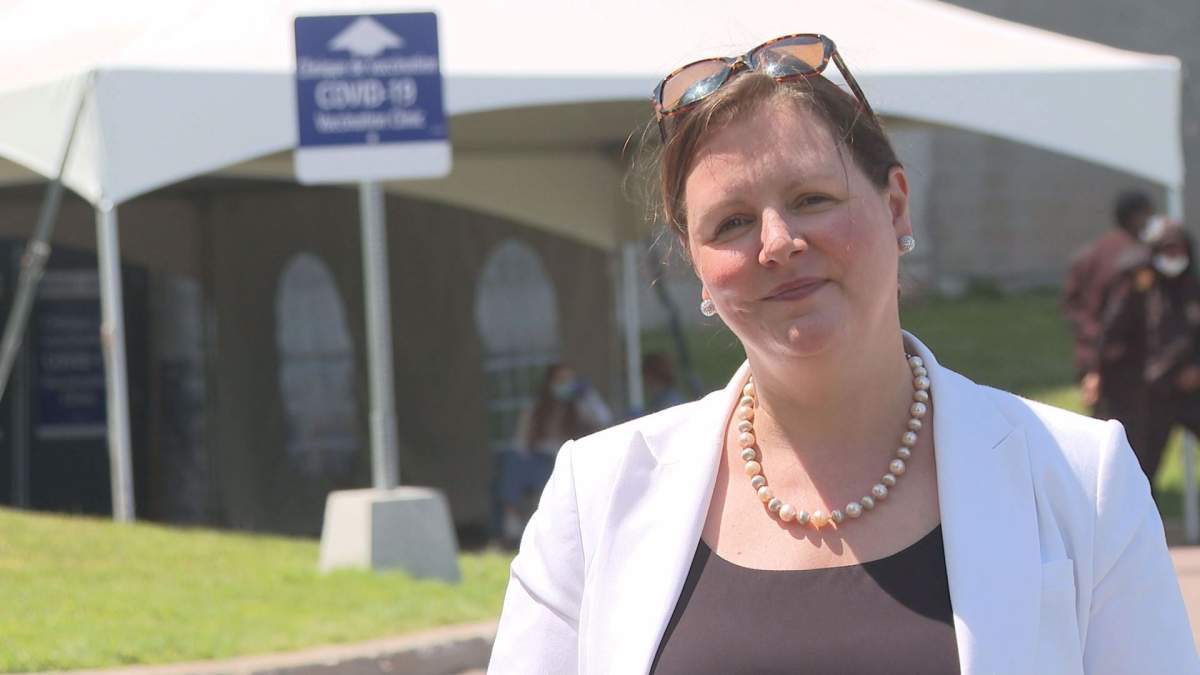 Dr. Jennifer Russell, speaking with Global News Thursday in Moncton, said we should expect to see COVID-19 case counts rise with restrictions being removed
