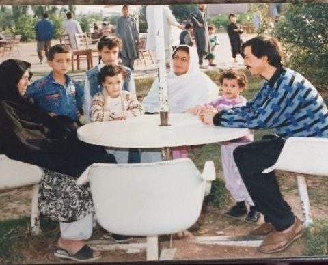Marghalara Rashid with her family in an undated photo