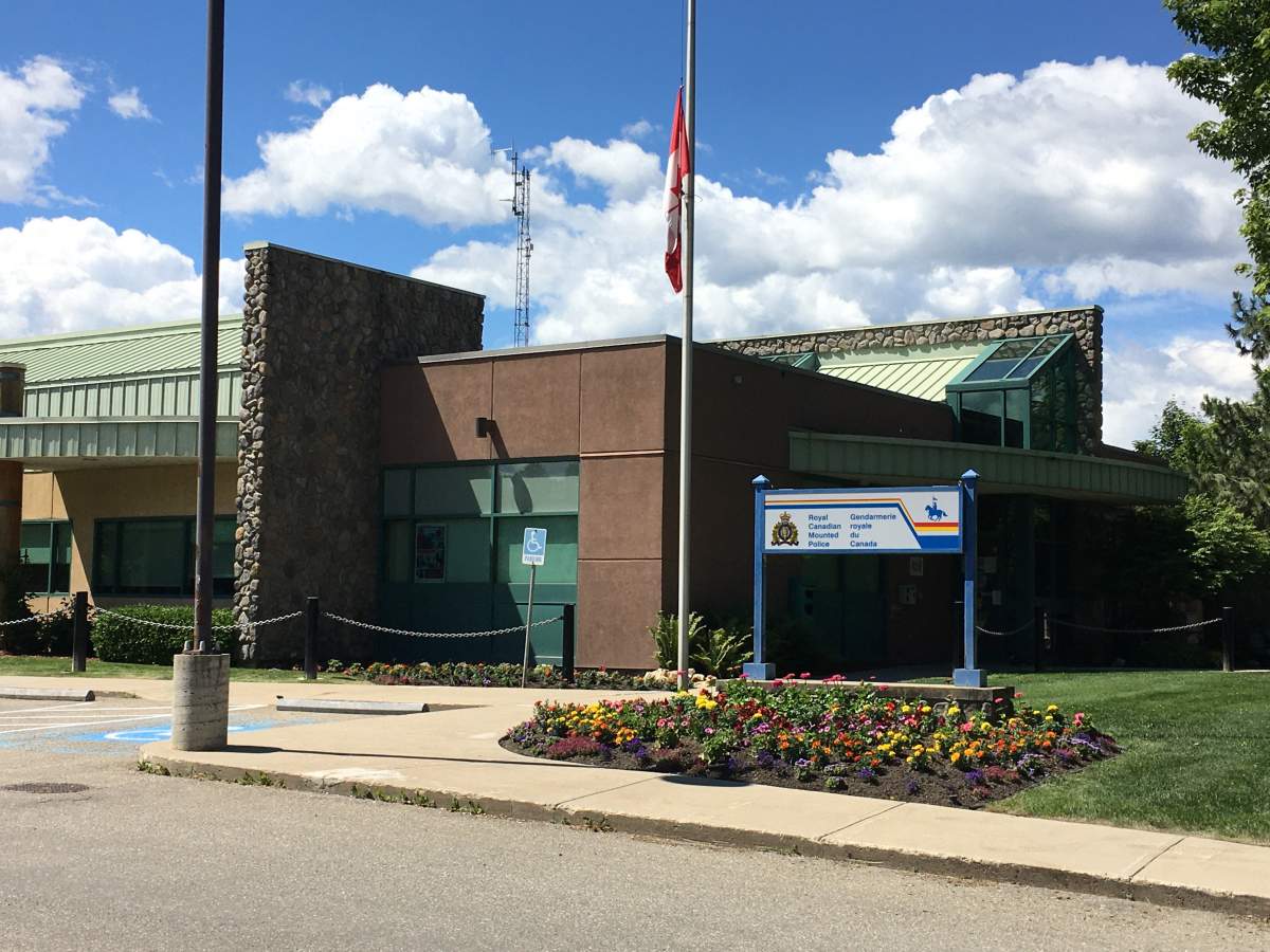 The RCMP detachment in Salmon Arm, B.C.