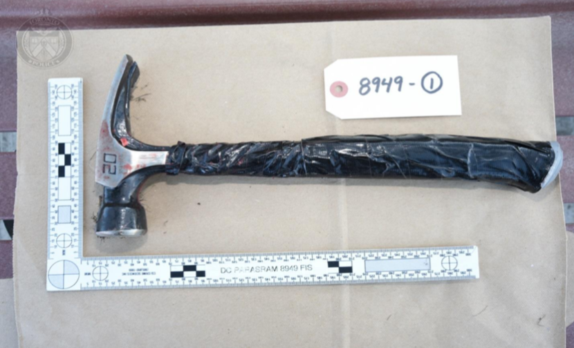 Hammer used by Toronto ISIS supporter.