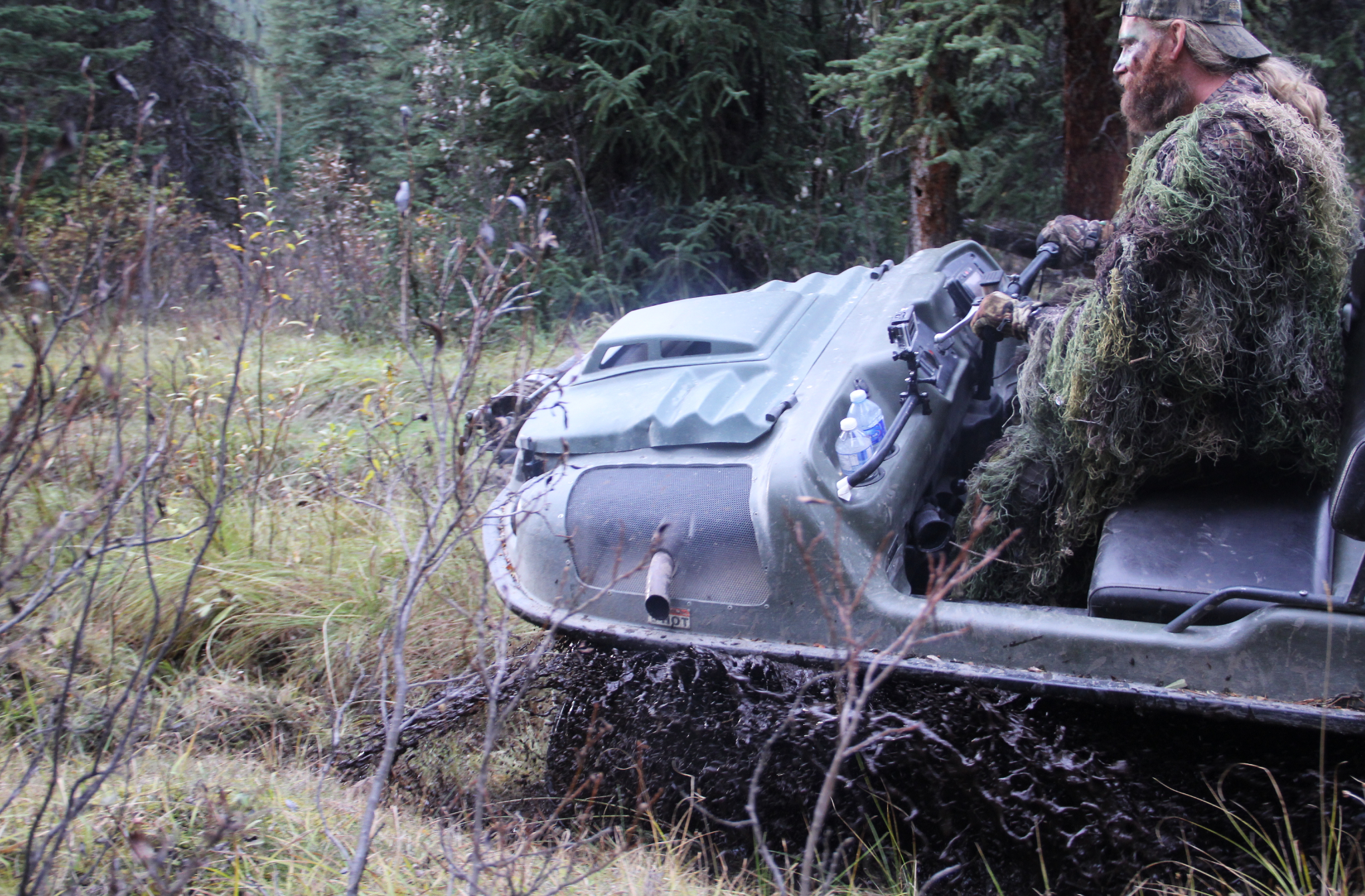 Todd Standing pictured here during a sasquatch hunt in Nordegg, Alta., 2012