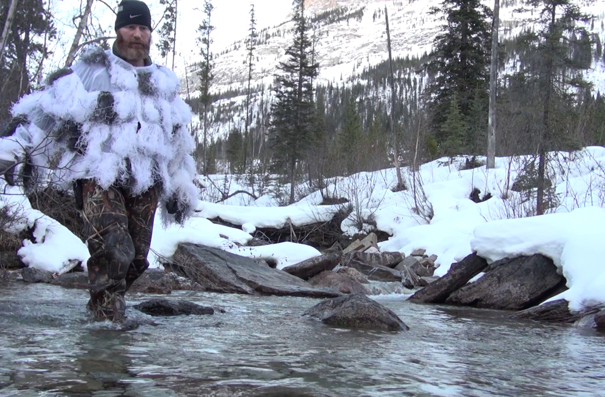 Todd Standing pictured here during a sasquatch hunt in Radium, B.C., 2012
