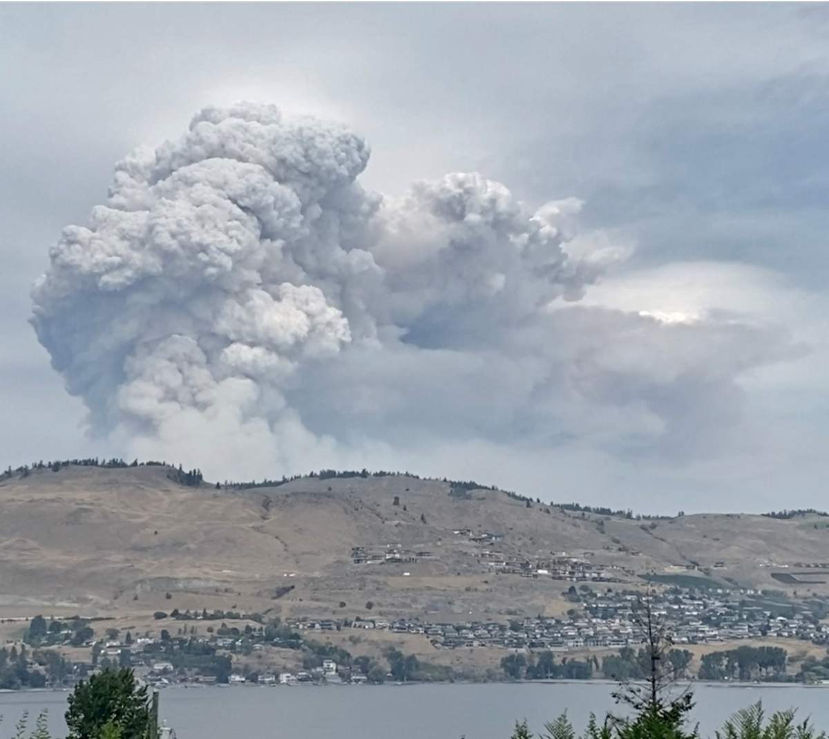 Andrew Mather sent in this photo from the White Rock Lake backburn north of Armstrong.