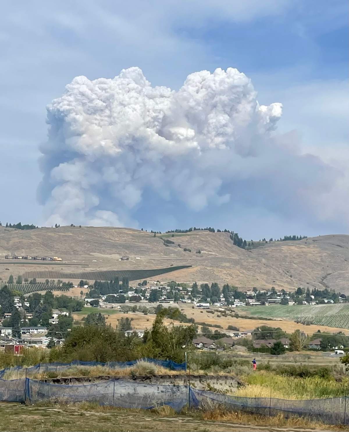 Vernon residents are seeing a lot of smoke from the White Rock Lake Wildfire.