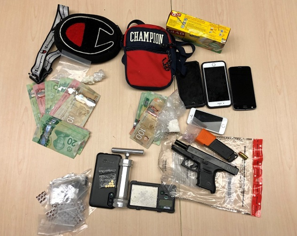 Three people charged after a drug bust in Kingston.
