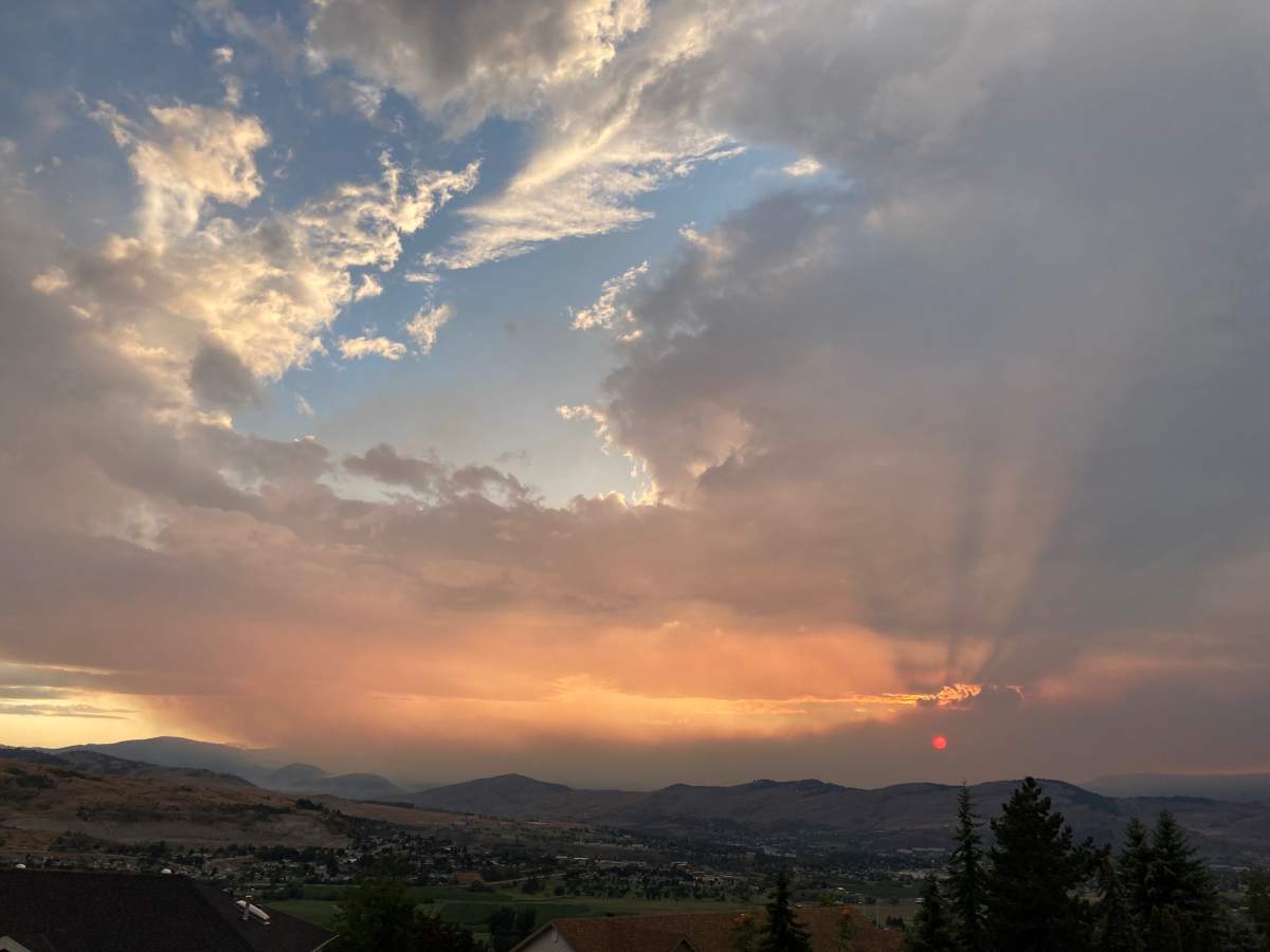 A photo taken by Spencer Lindskoog in Coldstream klooking over Vernon.