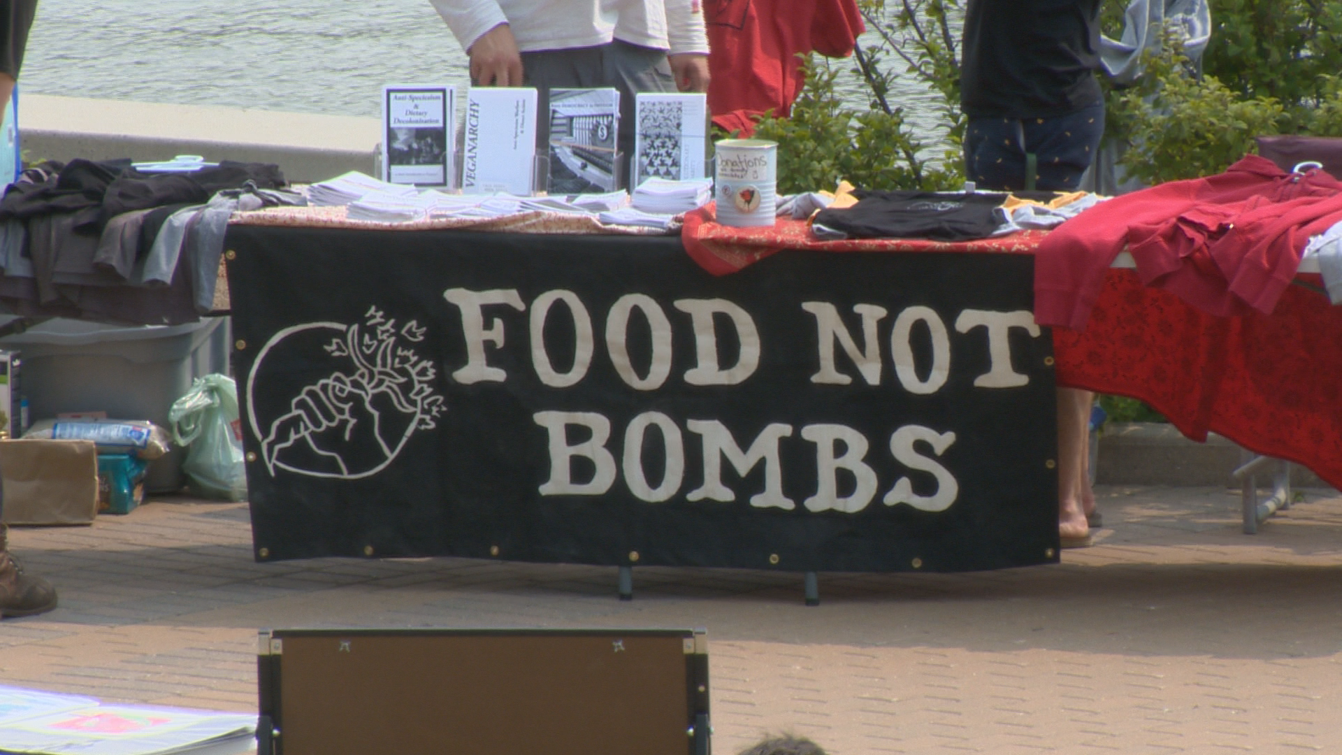 A booth at the 2021 Veg Fest. 