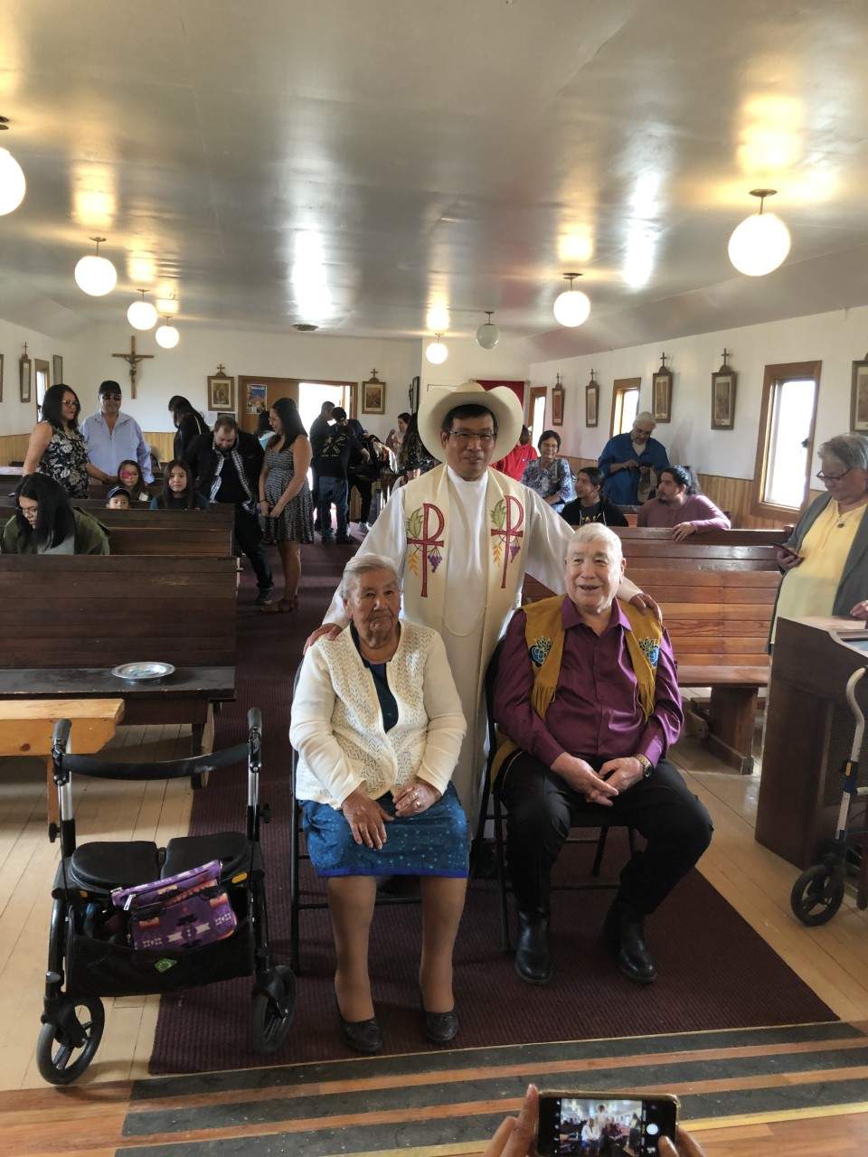 Veronica and William Duquette celebrated their 70 years of marriage on Saturday with friends and family.