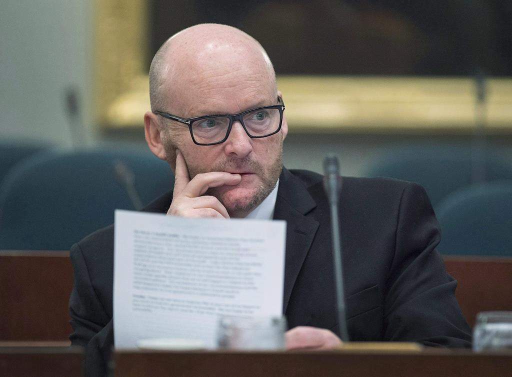 Michael Pickup, British Columbia’s auditor general, appears before a committee at the legislature in Halifax on Wed., Nov. 29, 2017, when he was the auditor general in Nova Scotia. THE CANADIAN PRESS/Andrew Vaughan