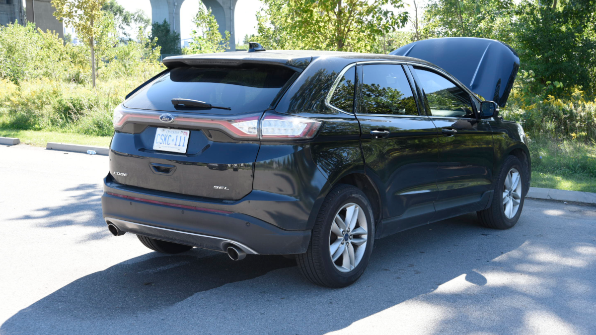 Hamilton police say they have recovered a pair of black SUVs involved in the kidnapping of Faqir Ali in a Mount Hope home invasion Sept. 16, 2021.