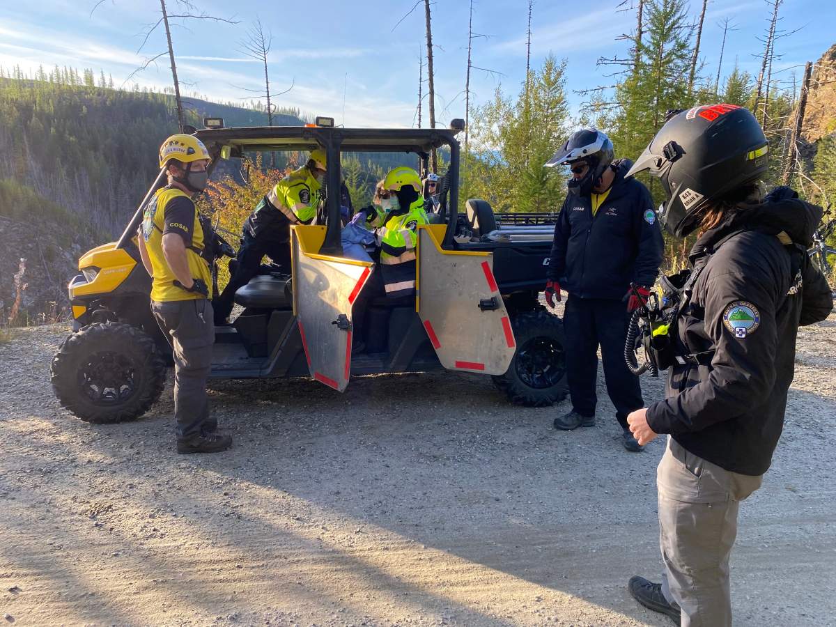 Earlier this week, Central Okanagan Search and Rescue came to the aid of an injured cyclist. It was their 80th task of 2021. Last year, the organization set a record with 84 tasks.