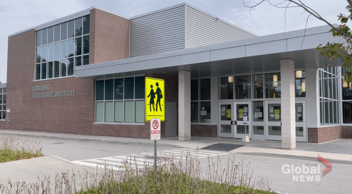 Cobourg Collegiate Institute and nearby C.R. Gummow Public School were under lockdown on Monday, May 16 during the search for a missing person.