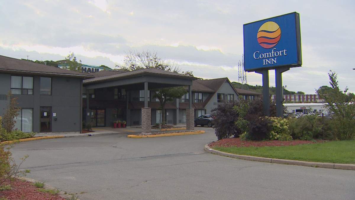 About 10 people who had been staying at the Comfort Inn in Dartmouth were told they have to leave.