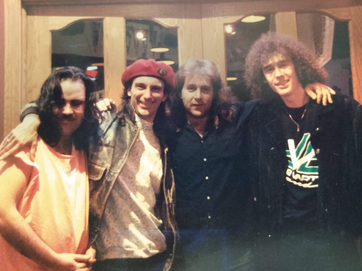 Colin Stewart, Doug Varty, Gary Kaufman and Derek Bowie in 1990.