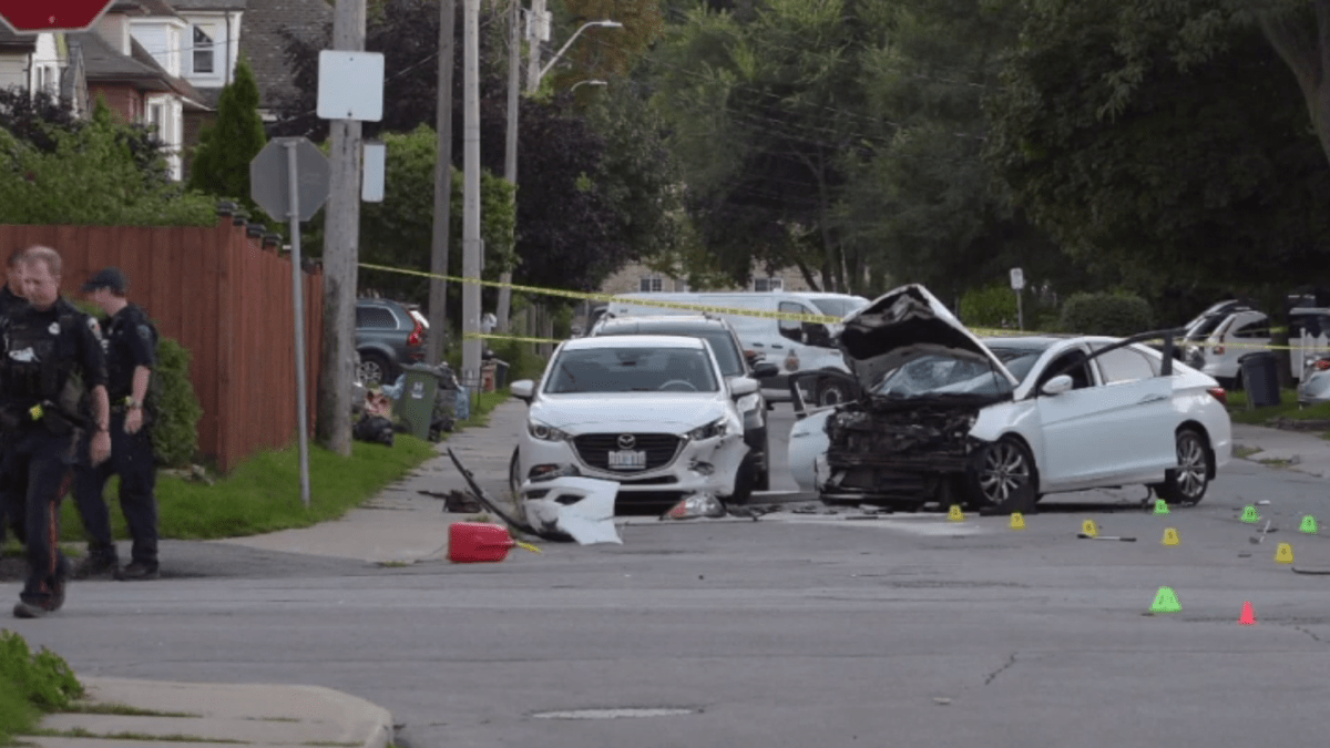 The SIU say a female driver was killed following a collision in central Hamilton on Wednesday Sept. 30, 2021. Investigators believe a pick-up truck hit the car the 51-year-old Hamilton woman was driving. 