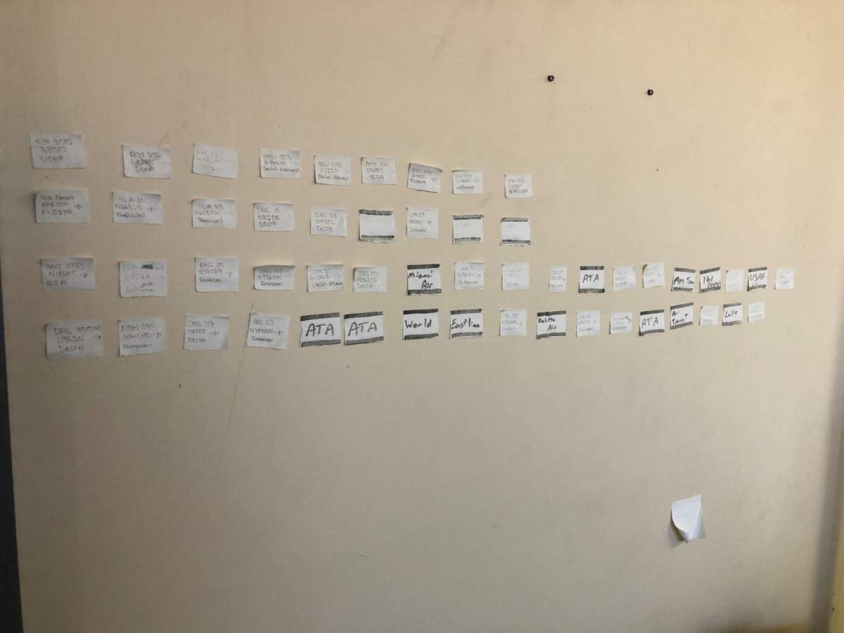 Post-it notes placed on the wall of the Gander International Airport in the aftermath of the 9/11 attacks are still there, 20 years later.