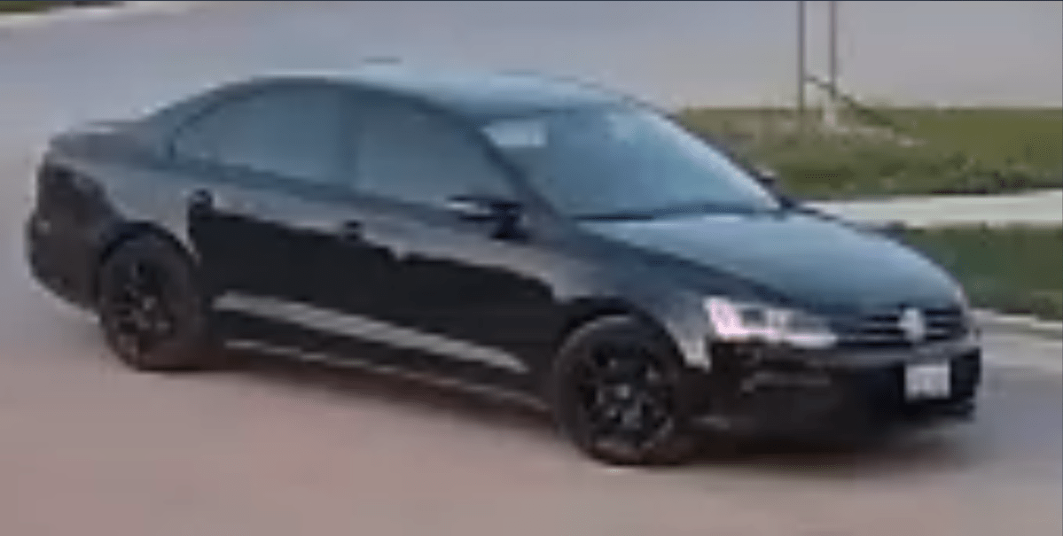A photo of the 2016 Volkswagen Jetta that London police have linked to a fatal shooting in the city's north end on Sept. 10.