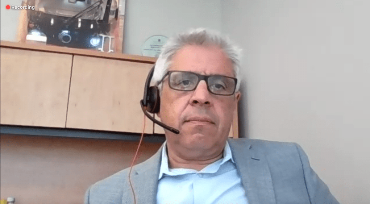 Rideau Transit Maintenance CEO Mario Guerra fielded questions from media, transit commissioners and councillors on Monday, Sept. 20, 2021 about recent derailments on the light-rail transit system.