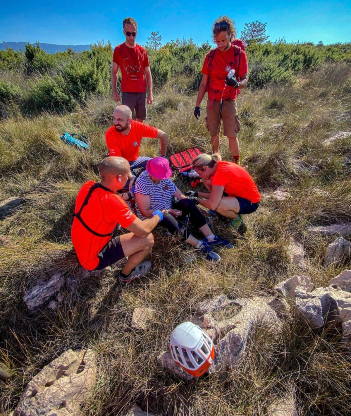 Croatian response team tends to Jane Doe