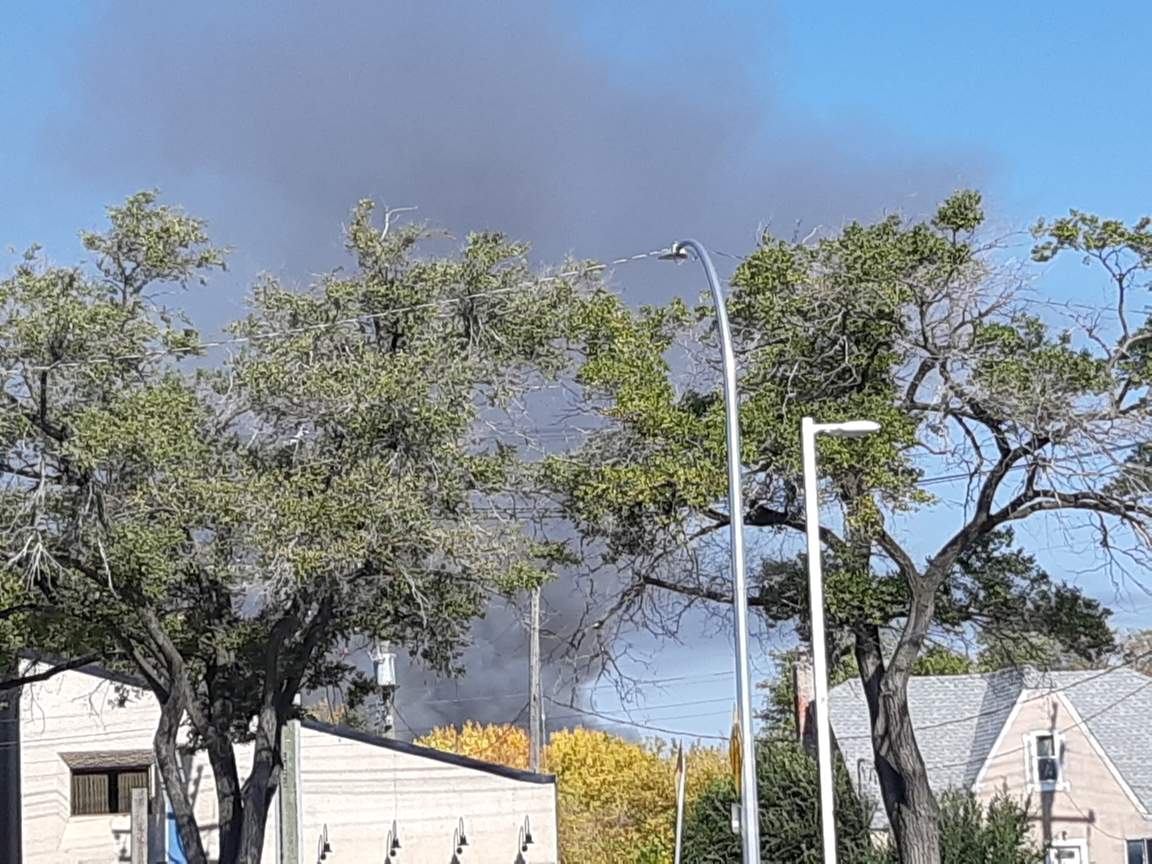 Smoke from a Point Douglas fire.