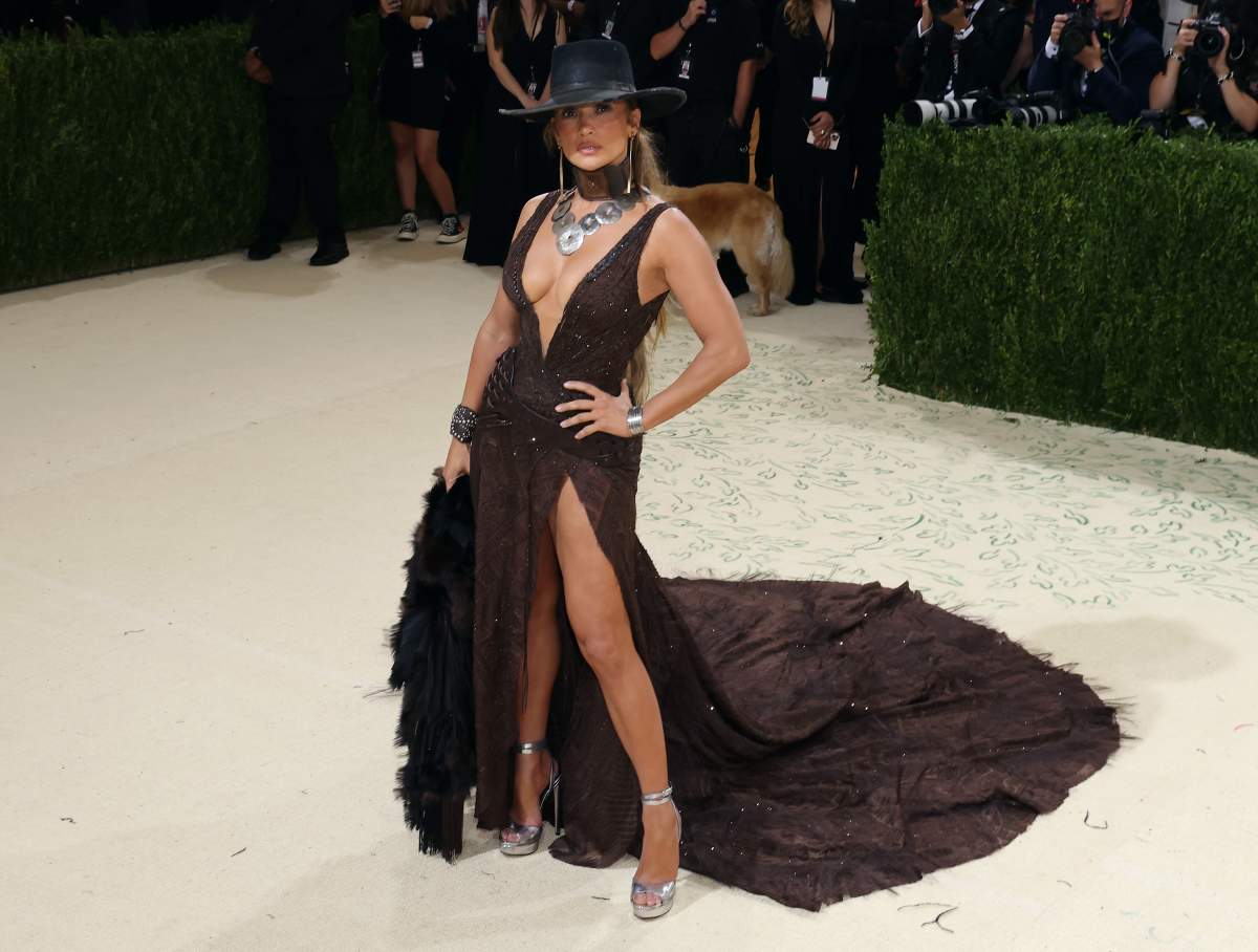 Jennifer Lopez attends the 2021 Met Gala benefit on September 13, 2021 in New York City.