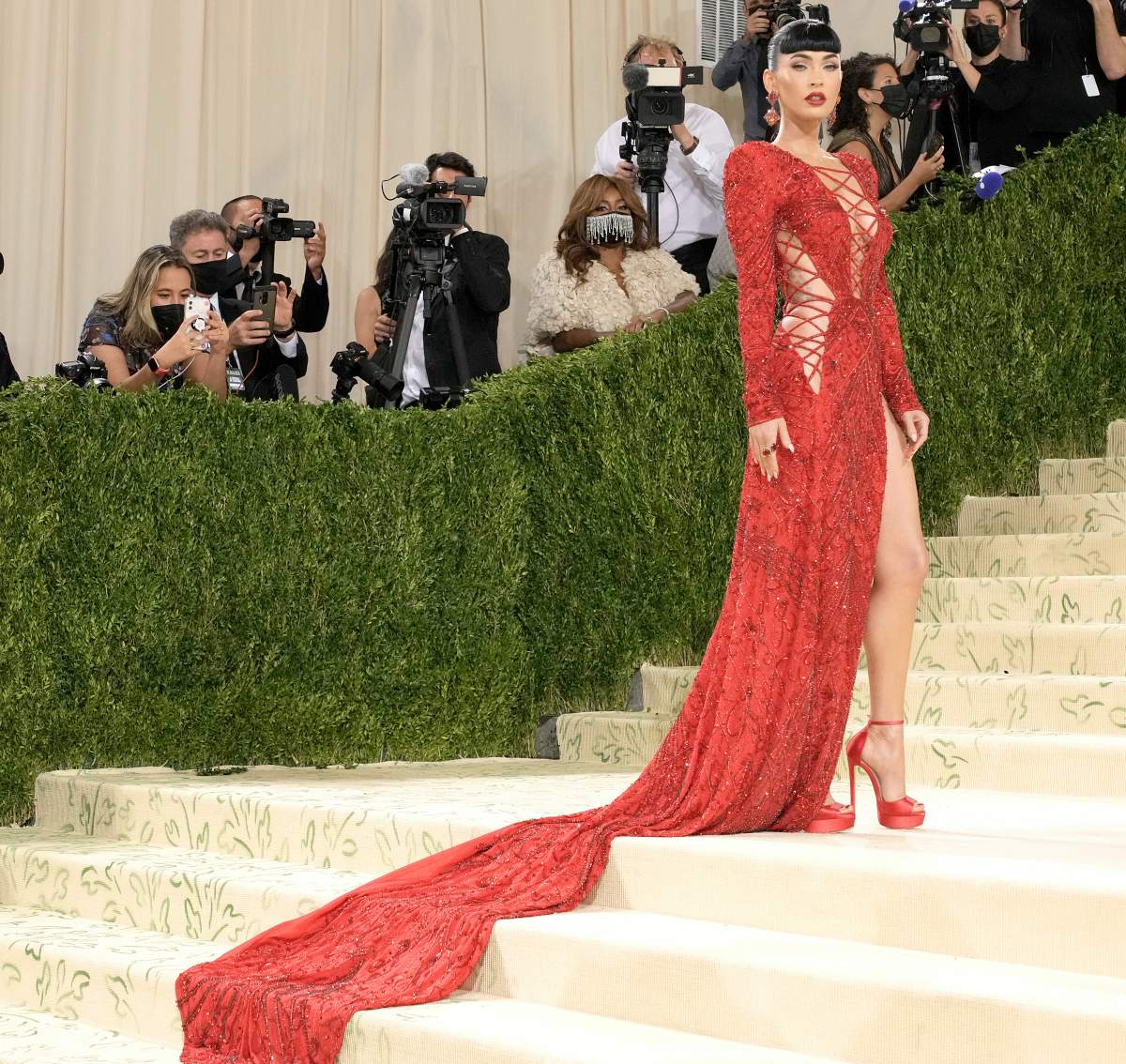 Megan Fox attends The 2021 Met Gala on September 13, 2021 in New York City.