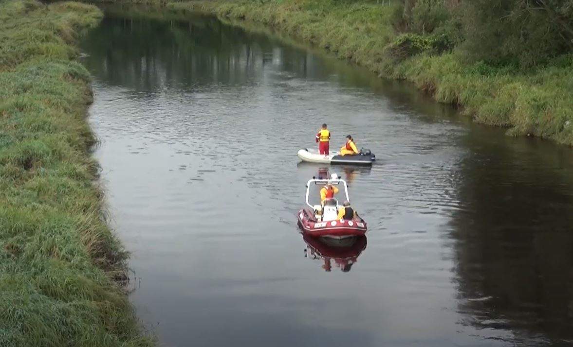 RCMP and searchers are looking for a missing swimmer in the Annapolis River.