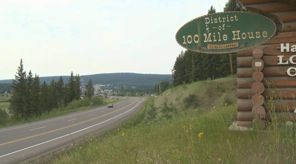 Police are investigating a homicide in an industrial area of 100 Mile House on Tuesday. 