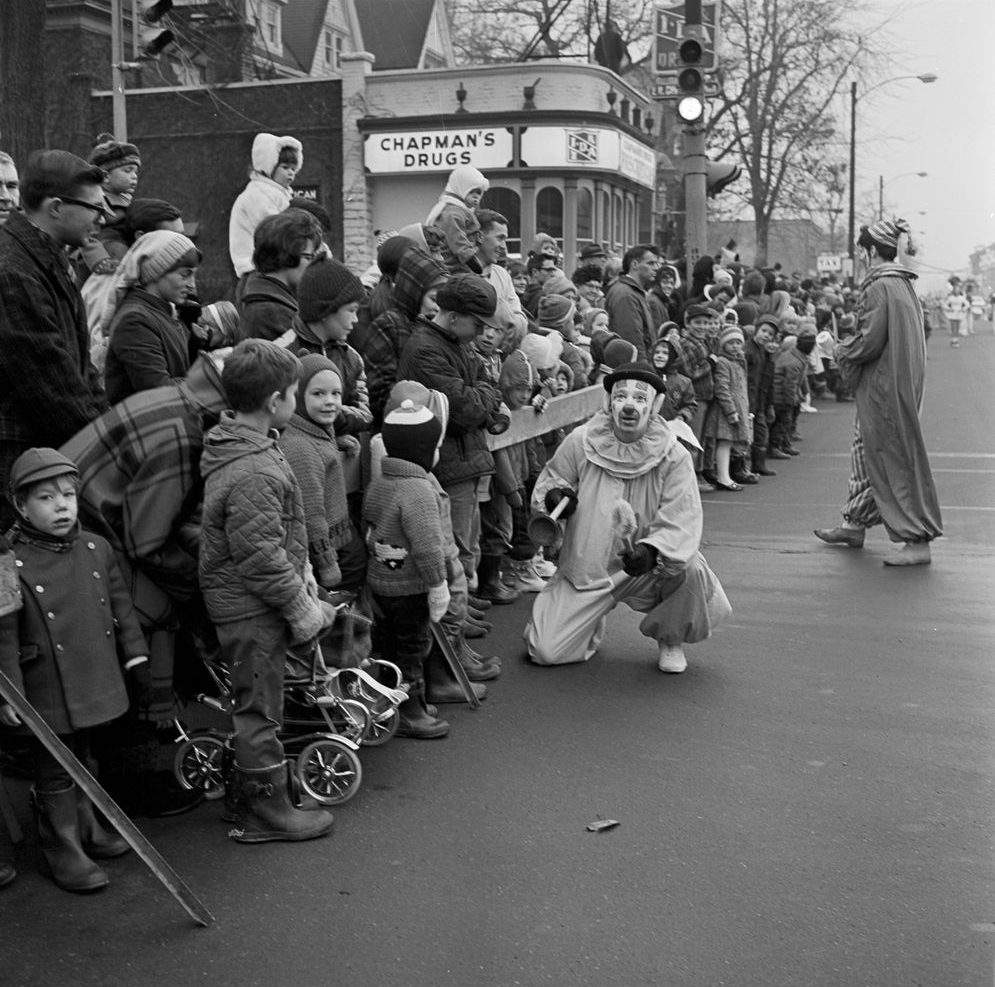 The Nov. 25, 1967 edition of London’s Santa Claus parade as seen at the intersection of Dundas and William streets.