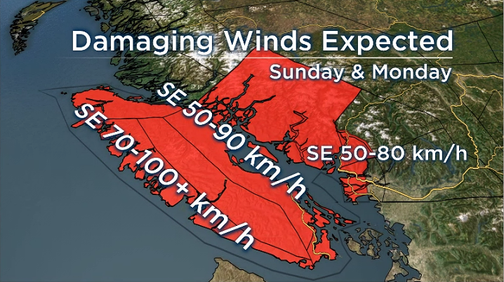 Environment Canada issued a Special Weather Statement Friday evening.
