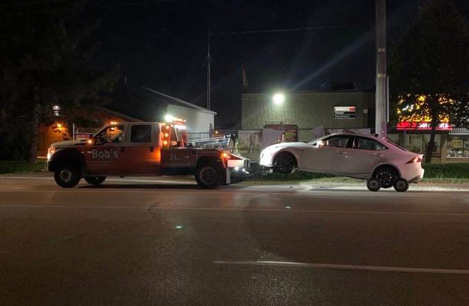 Guelph police say a woman's car has been impounded for two weeks. 