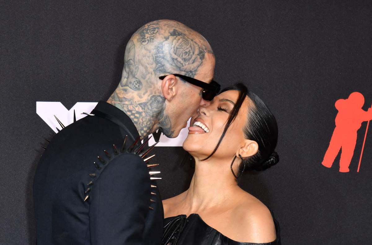 Travis Barker and Kourtney Kardashian
