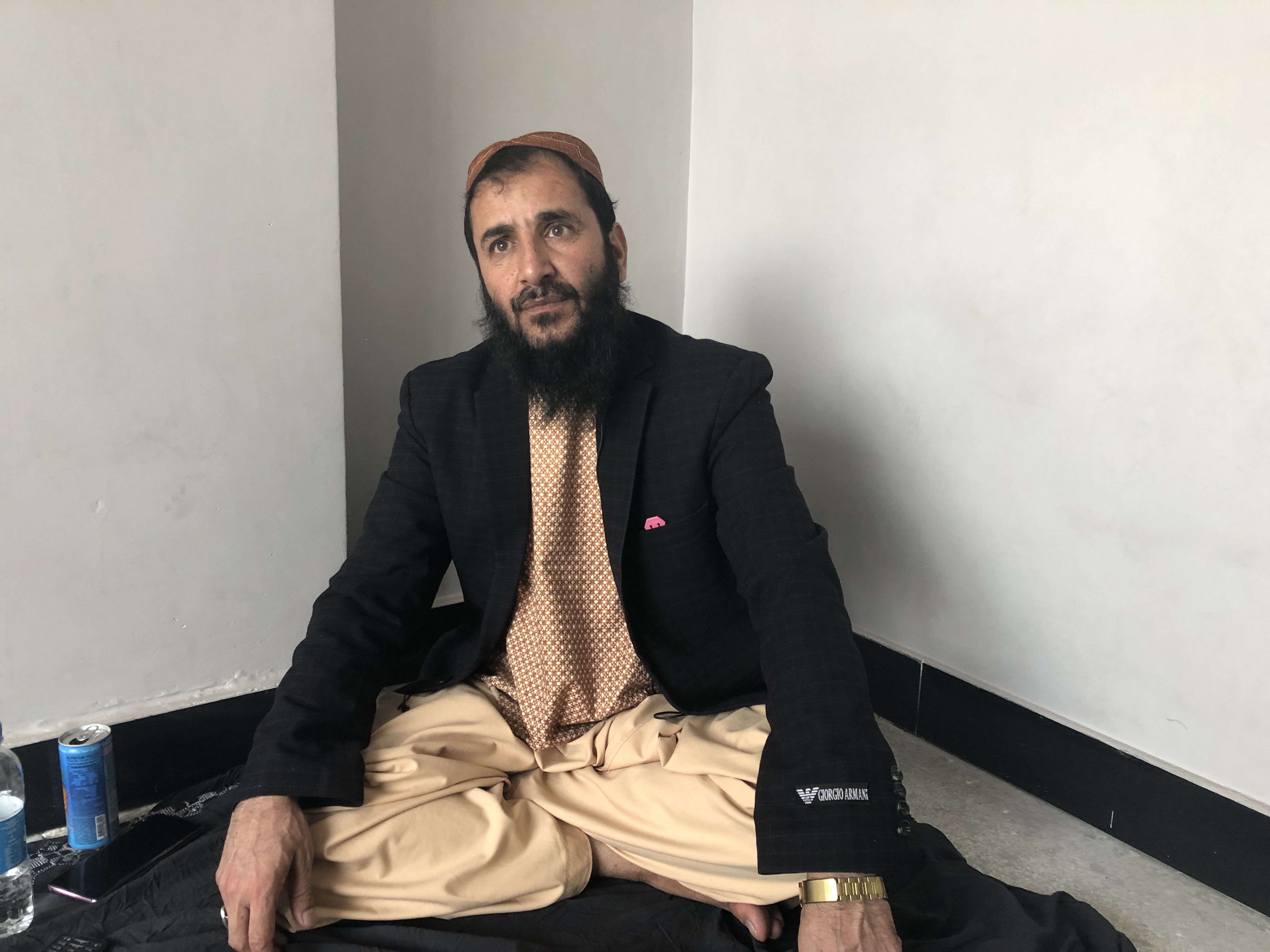 Haji Toor Jan has photos showing him working with the Canadian Forces, but said he is stranded in Kabul.