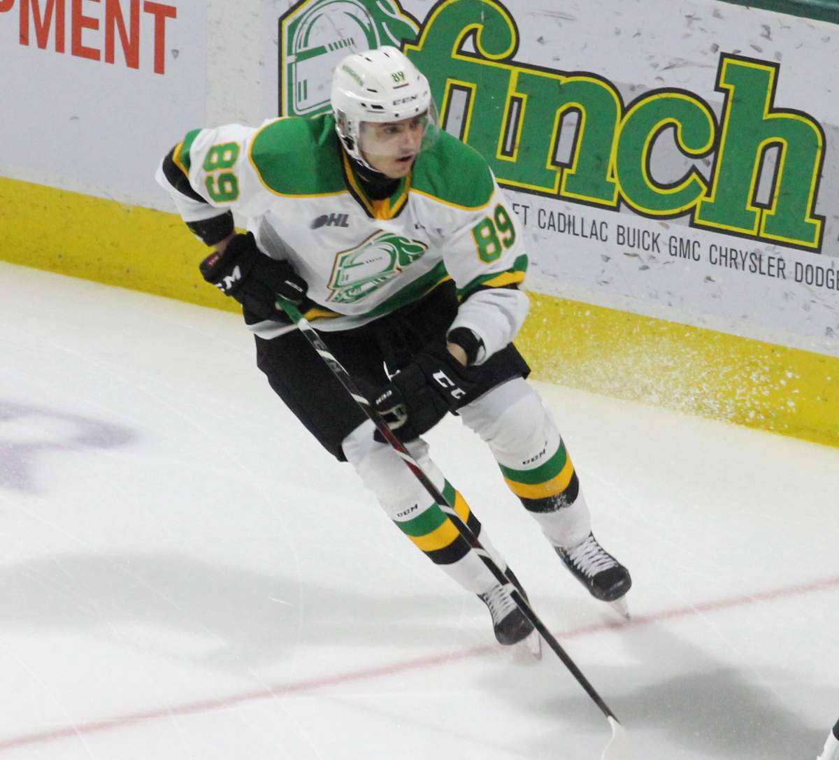 Ruslan Gazizov of the London Knights